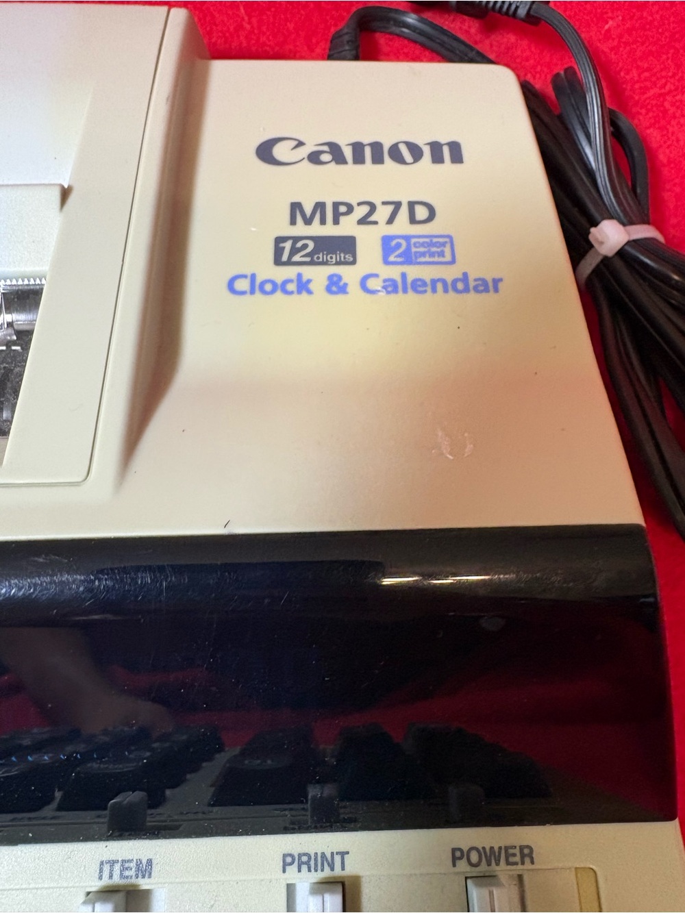 Canon MP27D Heavy-Duty Commercial Accounting Calculator – 12 Digit Desktop Print - Picture 2 of 9